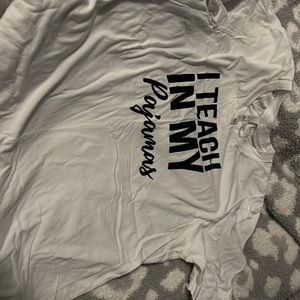 Bella Canvas “I Teach In My Pajamas” TShirt